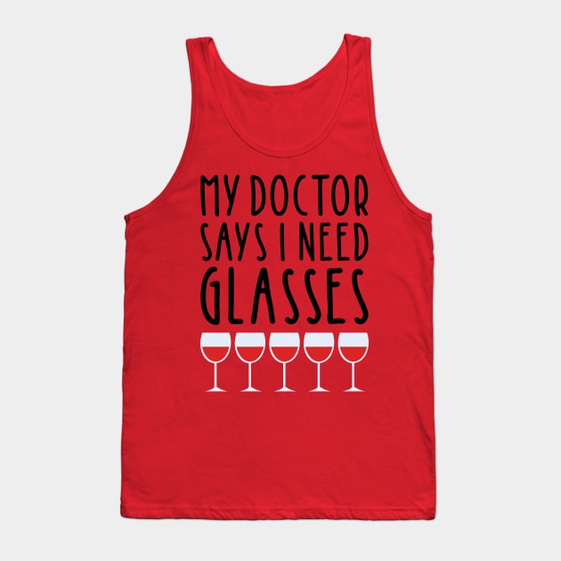 Need Wine Glasses Tank Top by Grown N Sexy Diva